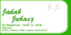 jakab juhasz business card